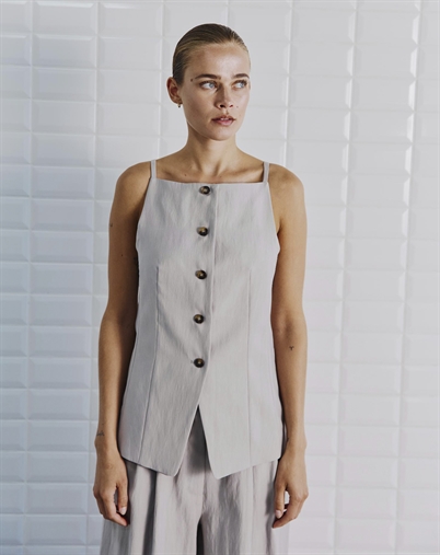 Withblack - WBLMaritsa Waistcoat - Summer Grey